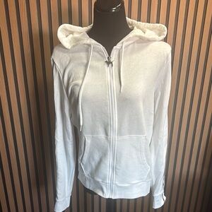 Victoria's Secret White Long Sleeve Sweatshirt